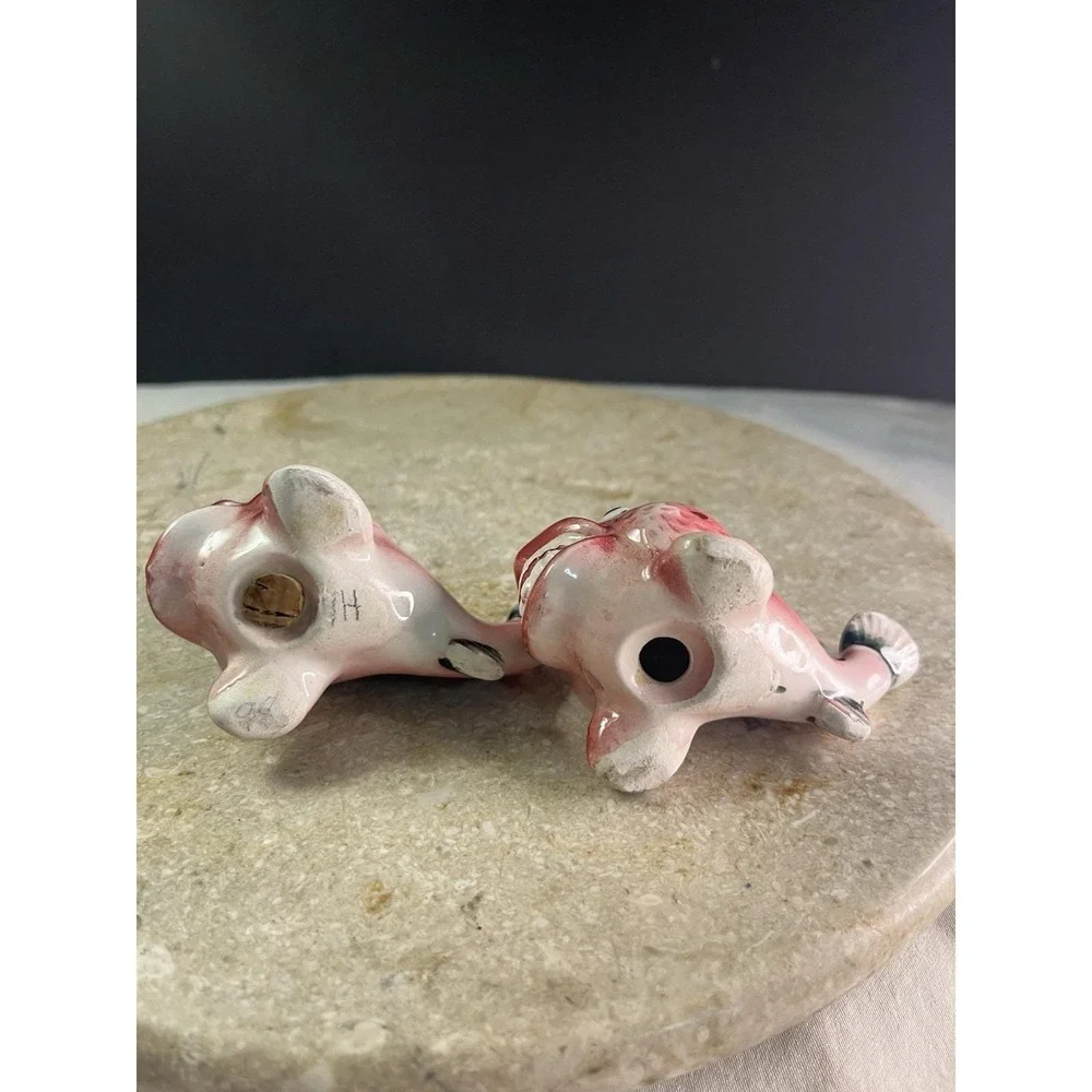 1950's Set Of Anthropomorphic Piranha Fish Salt And Pepper Shakers